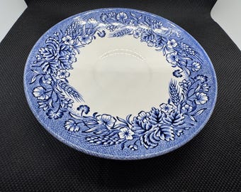 Vintage Churchill England Blue & White Tea Cup