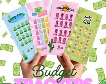 Pacchetto sfida di risparmio, inserti stampabili per raccoglitore di budget in formato A6, sistema di buste per contanti, tracker di risparmio in formato PDF per il Regno Unito.