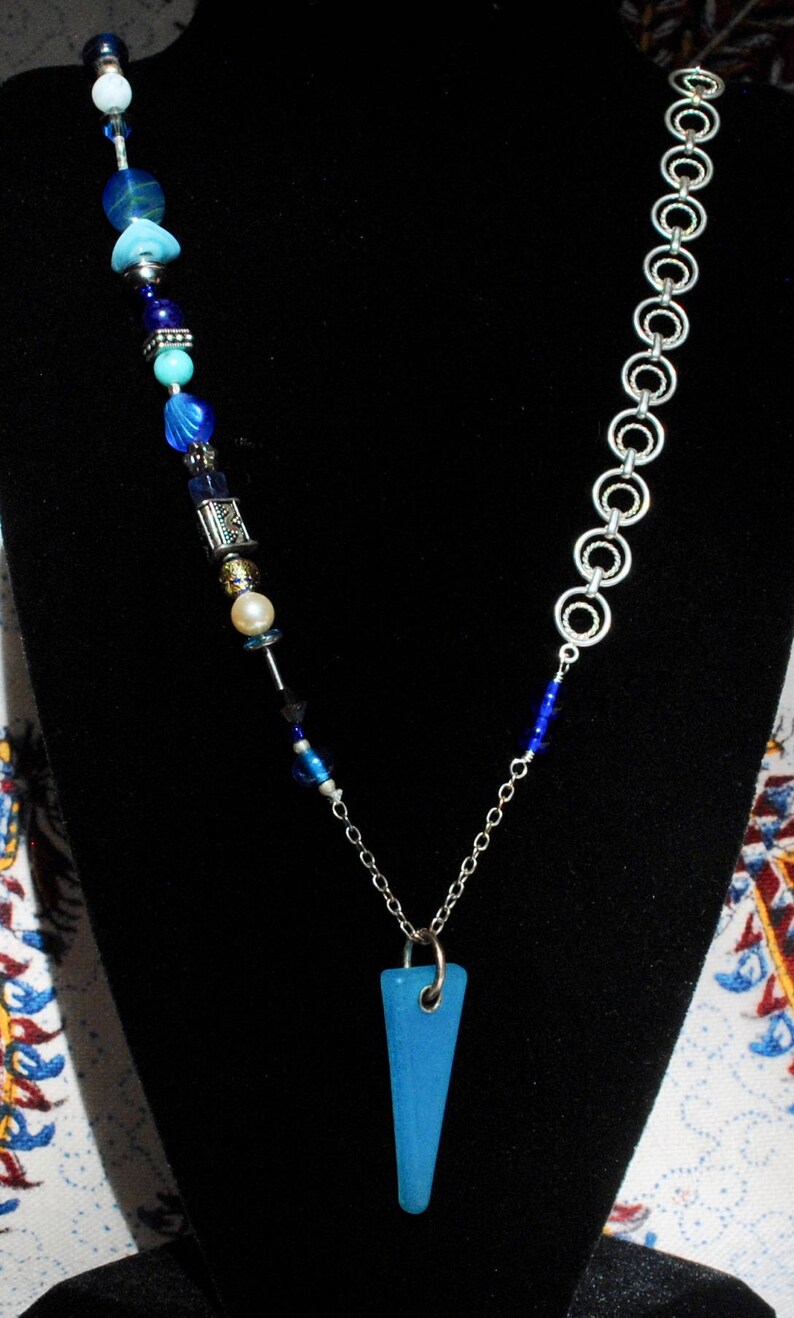 Blue a necklace image 1
