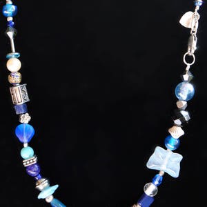 Blue a necklace image 4