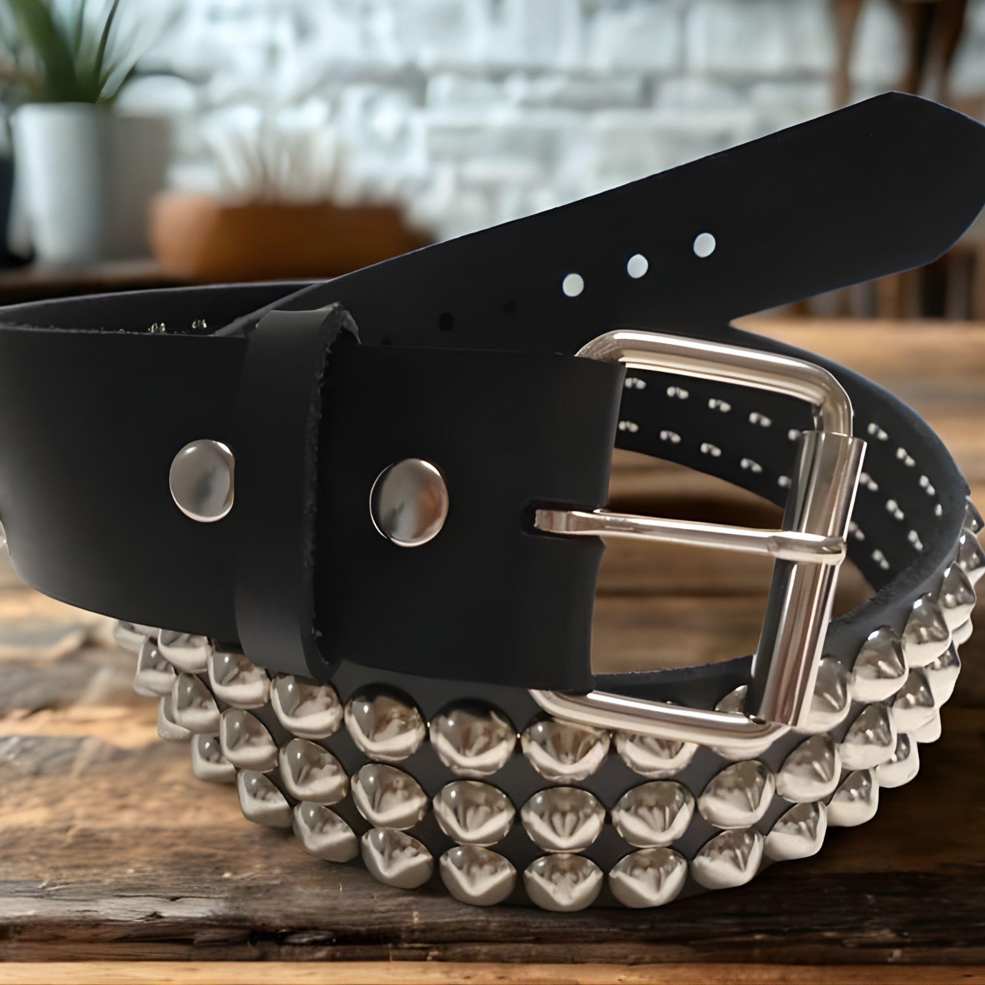 Studded Harley Belt - Etsy display picture 2