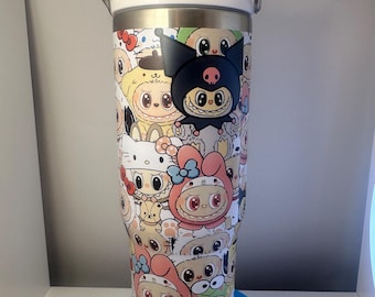 30oz Dressed up Bubus  Water Bottle