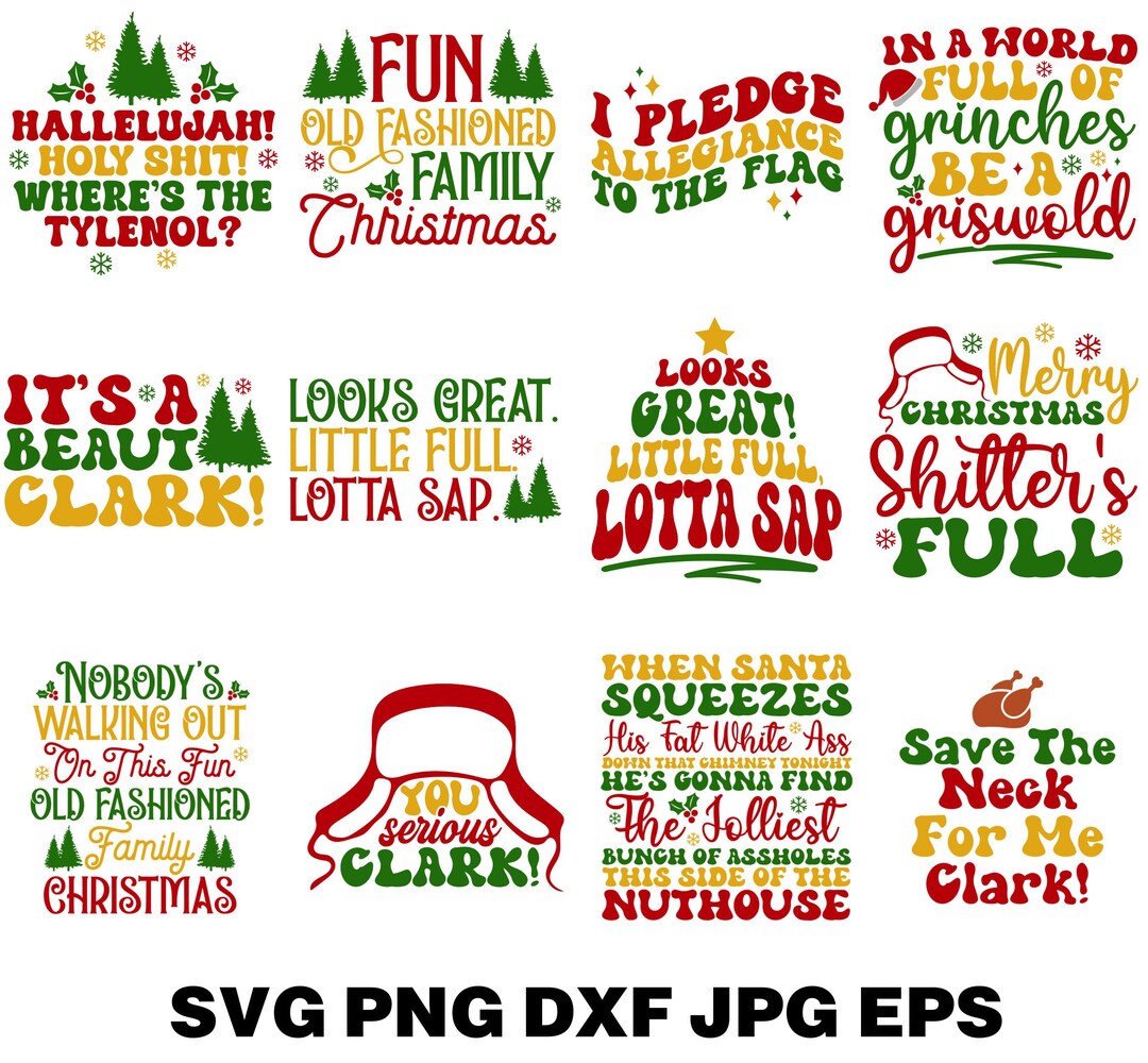 Christmas Vacation Quotes Svg