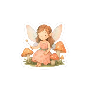 Fairy Decal, Magical Vinyl Sticker, Enchanted Car Decal, Whimsical Laptop Sticker, Fantasy Wall Art, Cute Window Decal, Mythical Creature