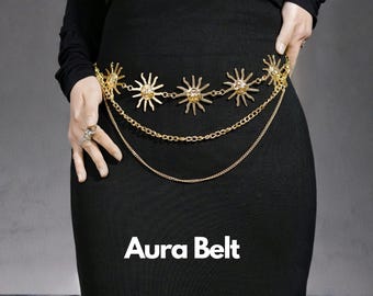 Vintage Gold Butterfly Chain Belt – Boho Chic Waist Jewelry  display picture 1