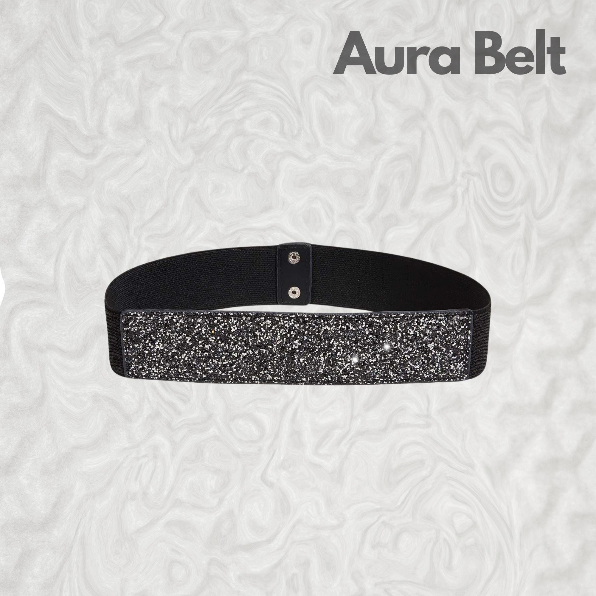 CORSET Belt for Women 12 Shiny Black Black Shiny Corset Belt: Elegant Women main image 3