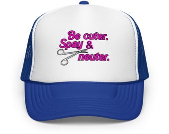 Spay & Neuter Trucker Hat, Dog Lover, Animal Rescue Advocate