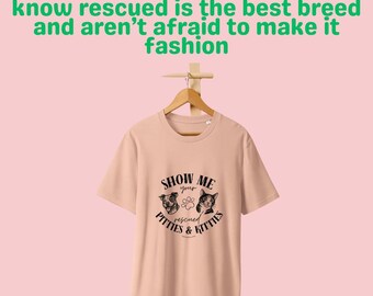 Rescued Pitties & Kitties Tee – Animal Rescue Shirt