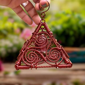144MHZ Kupfer Pyramide | Royal Cubit Heilige Geometrie Skulptur - Triskelion Generator - Energie Fokus Ornament