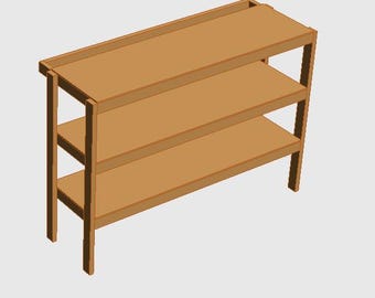 Digital Download, DIY Garage Shelving Plans, Fits 27-Gallon Totes, Blueprint, Garage Organization, Beginner-Friendly