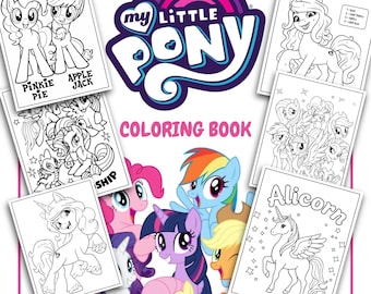My Little Pony Coloring Book – Fun Unicorn Activity Pages (PDF Pattern)