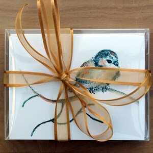 Boxed Cards, Watercolor Cards, notecard Set, Watercolor Birds, Thank you Cards, Bird Note Cards, gift for grandma, bird stationery