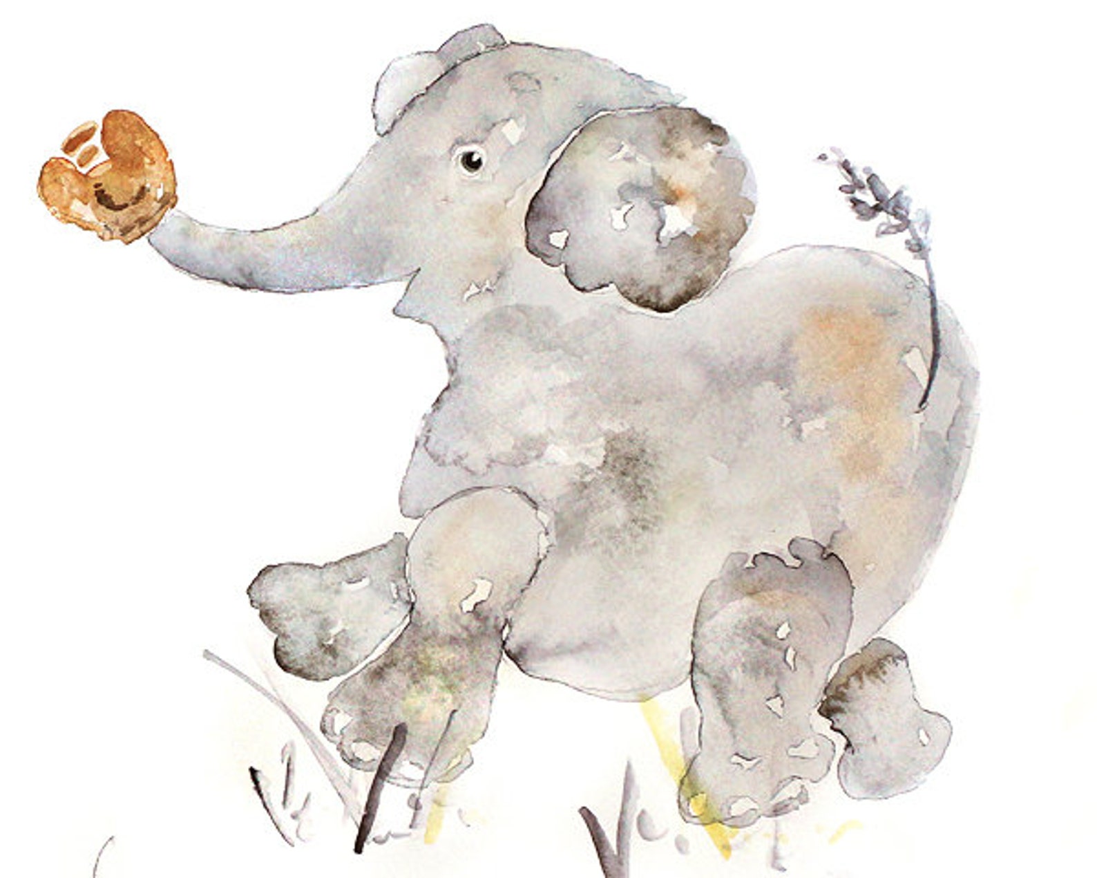 Elephant Nursery Print Baby Boy Nursery Toddler Bedroom - Etsy