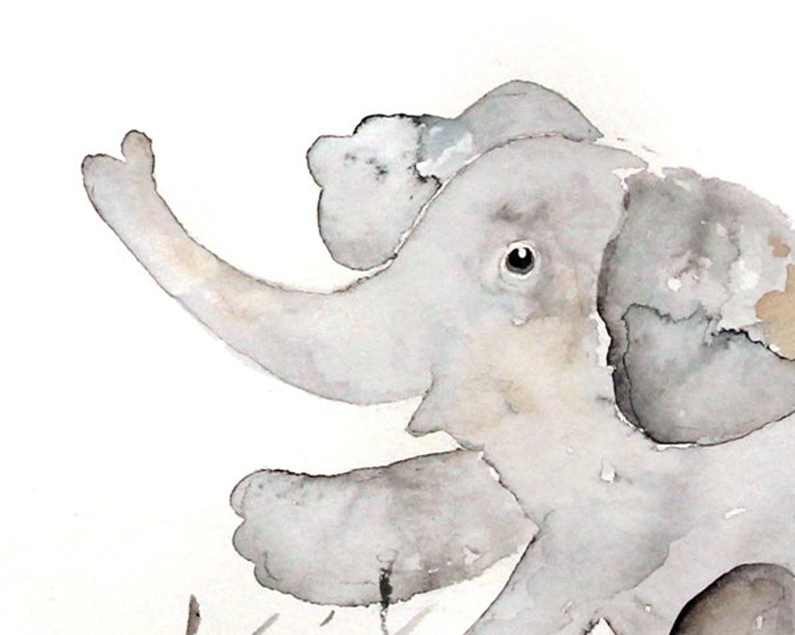 Baby Boy Decor, Elephant Nursery Art, Elephant Print, Gift for Baby ...