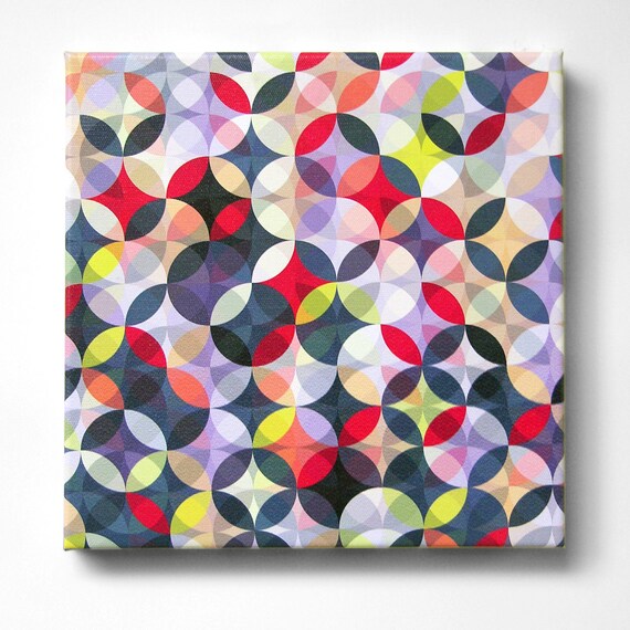 Items similar to FREE Shipping Framed Canvas Art Print Overlap