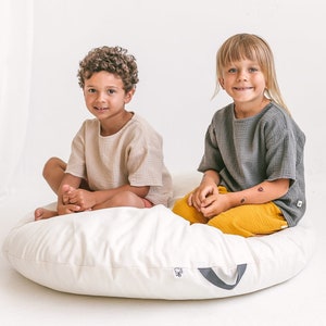 Almofada de chão infantil, almofada de chão infantil, almofada de chão gigante, almofada de chão grande, almofada de tenda, almofada de tipi para presente para criança