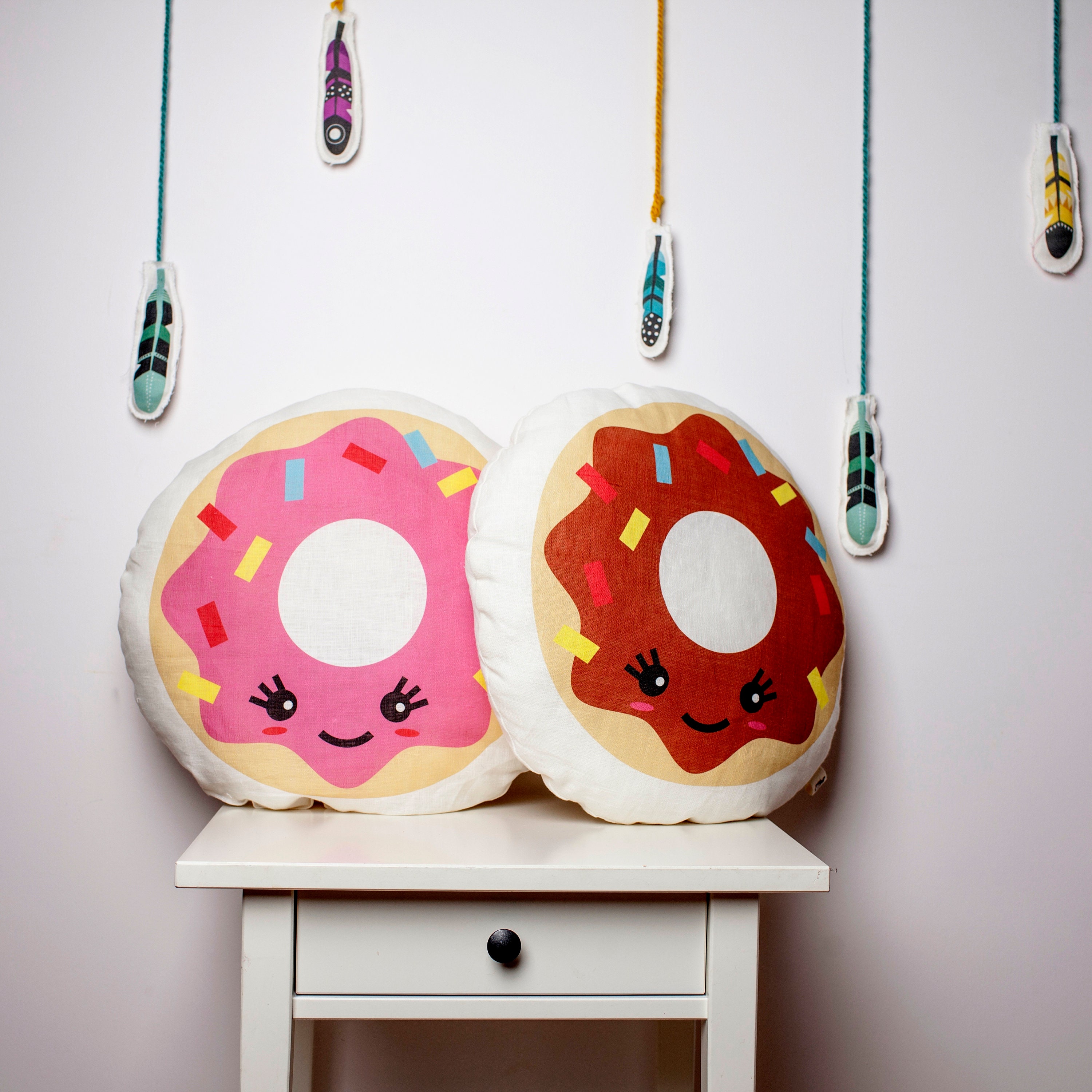 Donut Pillow Crochet Cushion Doughnut Pillow Knitted Cushion Baby Pillow Nursery Decor Soft Pillow Handmade Cushion Crocheted Pillow Etsy Canada