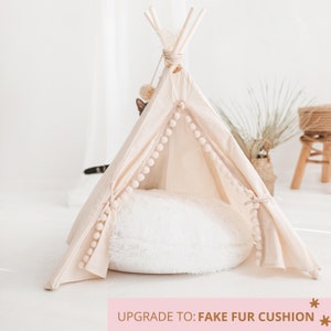 Cat Teepee, Cat Tent, Cat Bed, Cat Cave, Small Dog Bed, Dog Teepee, Cat Tipi, Cat Furniture, Modern Pet Furniture, Cat House, Minicamp image 9