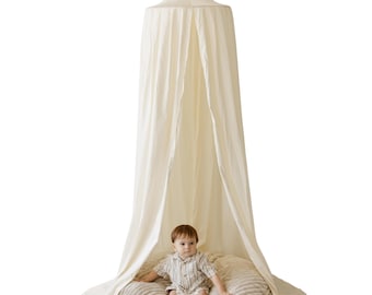 Bed Canopy For Kids, Nursery Canopy, Kids Room Decor, Boho Play Tent, Canopy Bed Curtains, Montessori Canopy, Crib Canopy, House Bed Canopy