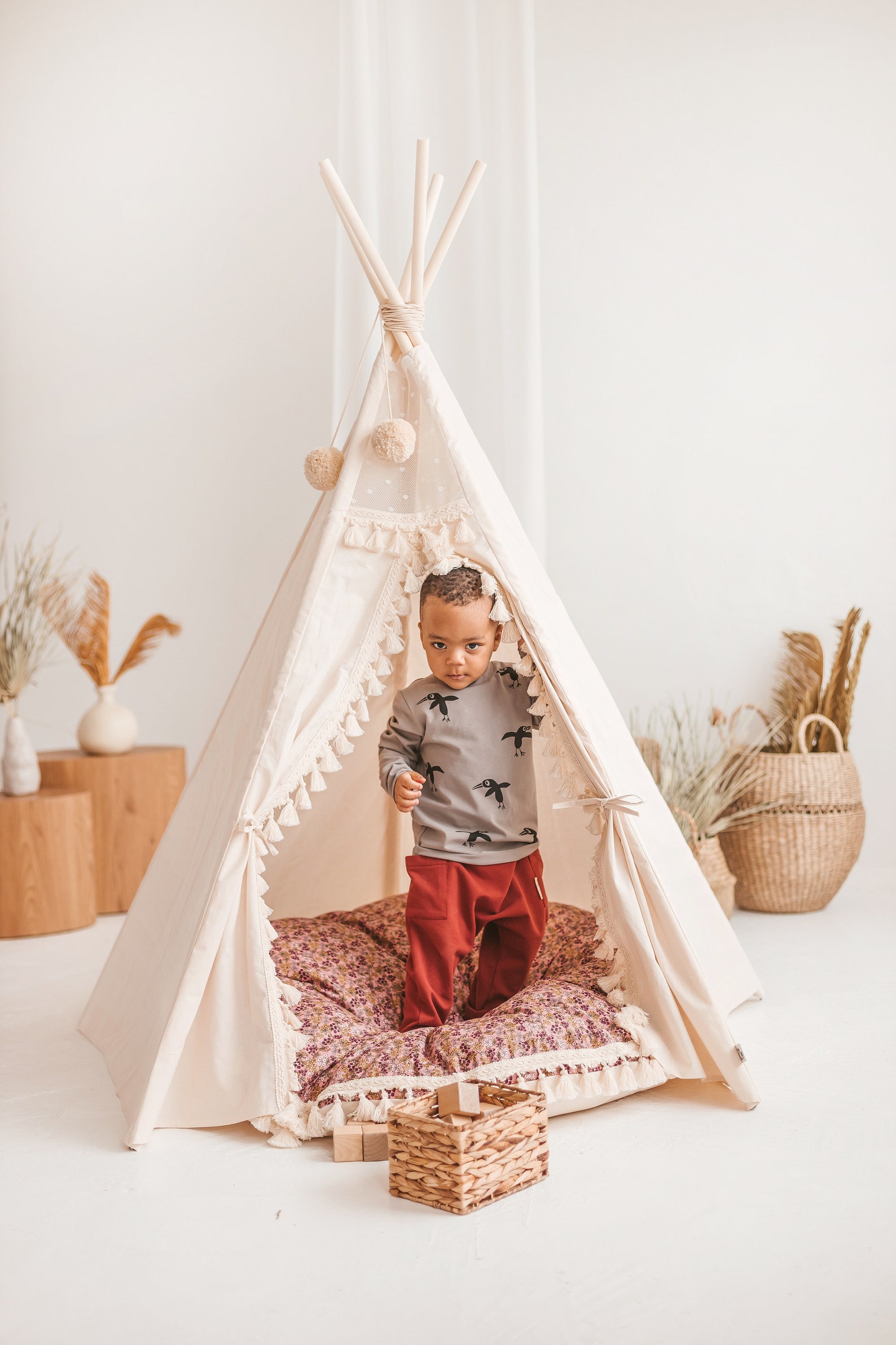 Big Play Floor Cushion for Kids Teepee Tent Nursery Seat Etsy