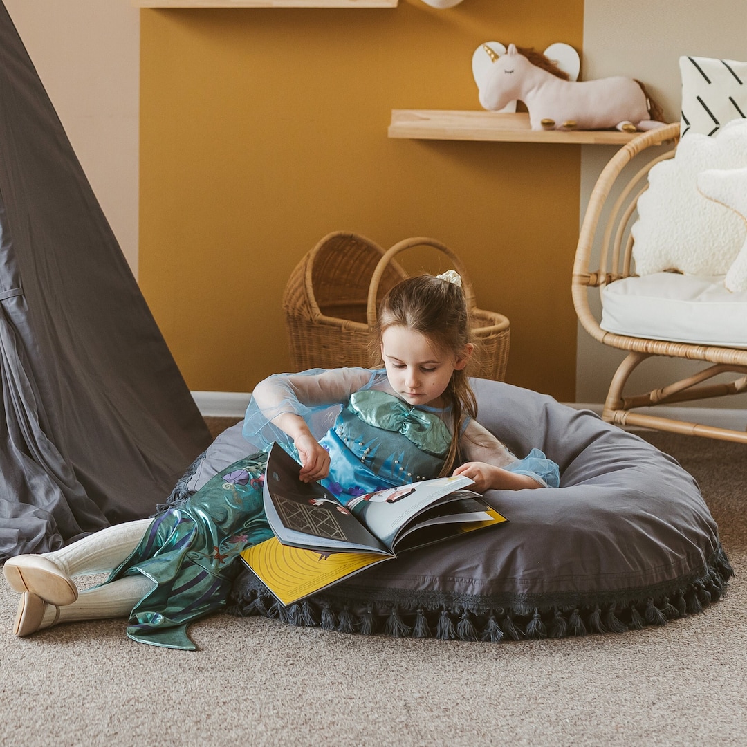 Beads Target Pillowfort Cocoon Bean Bag Chair Settle In Kids' Bean