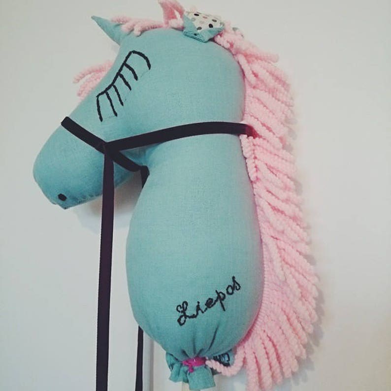 Unicorn Hobby Horse Stick Toddler Toy Stick Horse Toy Etsy