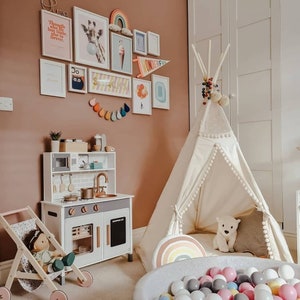 Teepees For Kids, Teepees For Girls, Tipi Zelt Kidner, Toddler Tent, Tipi Play Tent, Tipi Enfant, Teepees For Kids, Teepee Tent, minicampLT image 9