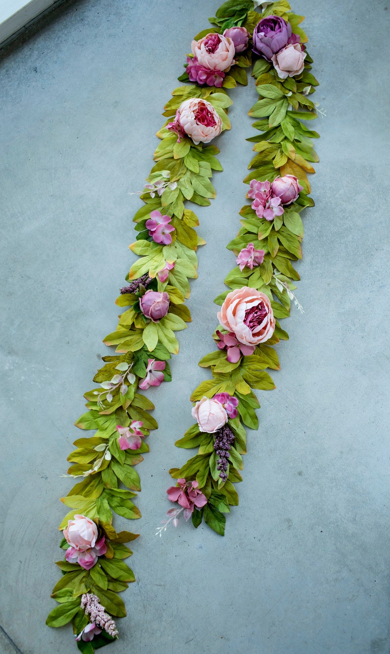 Teepee Topper from Peonies Garland Nursery garland Wedding garland Floral Garland for Boho Teepee Decor