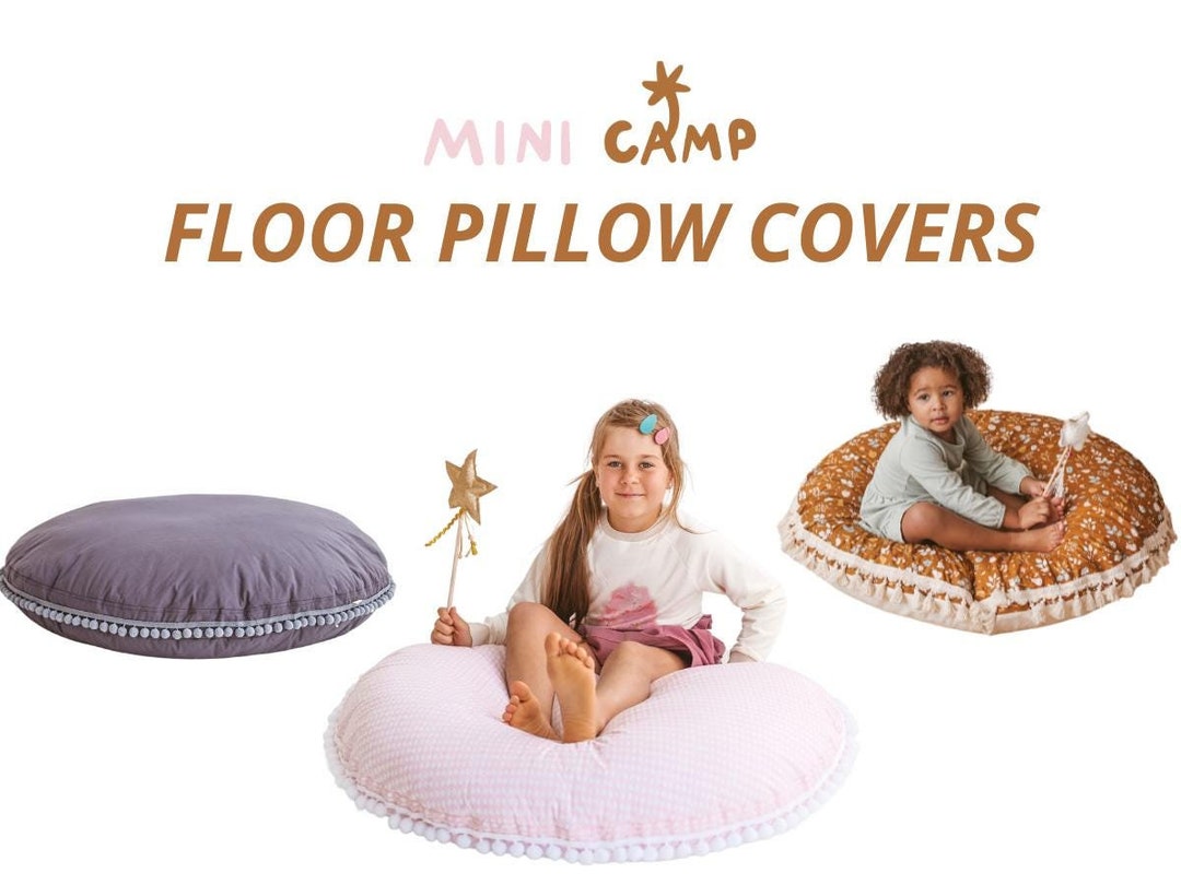 Floor Pillow Cover Replacement for MINICAMP Giant Floor Cushions