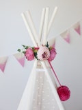 Peony Flower Garland for Baby Showers & Weddings, Beautiful Photo Prop, Teepee Decoration by MINICAMP product logo