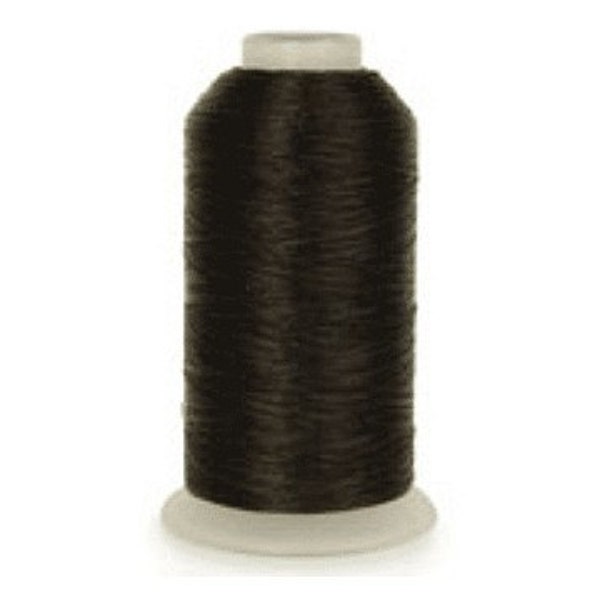 10 yards of black, 92 weight, Tenara thread