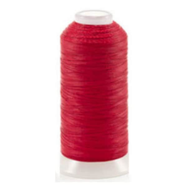 10 YDS of 92 Weight Tenara (PTFE ) Thread Red