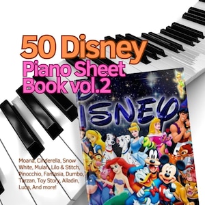 50 Disney Piano Book Piano Sheet Music