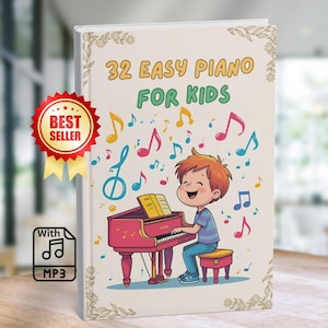 Easy Piano for Kids Piano Book Piano Sheet Music with mp3
