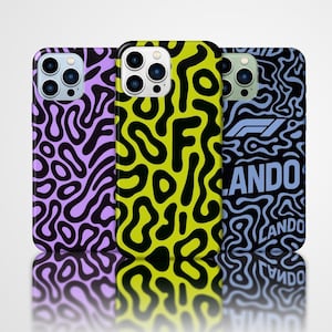 Color Splash Racing Driver Phone Case Custom F1 Cover for iPhone 16 15 14 13 12 Pro Max & Samsung Galaxy S23 S24 S25 | Motorsport Fan Gift
