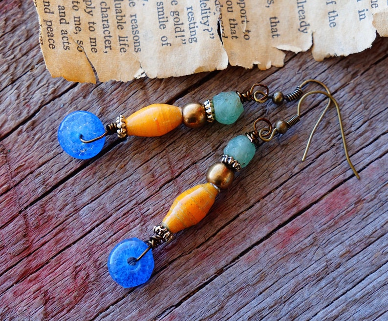 Wood Beads DIY Handmade Jewelry Crafts Wooden Bead Earrings Geometric Love NB