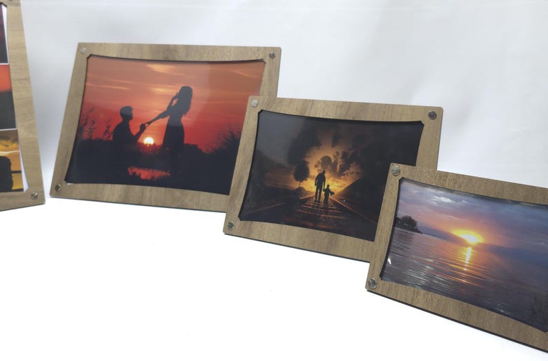 Rustic Photo Frame SVG Bundle: Laser Cut Files for 3mm Plywood - Etsy