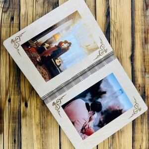 Wooden Memory Frame - Romantic Photo Album 3mm plywood laser cut, cdr, dxf, ai, svg file formats image 7