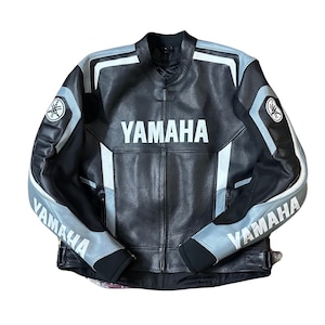 Yamaha Bomber Black Jacket | Yamaha Biker Jacket | Black Yamaha | Yamaha Racing Jacket