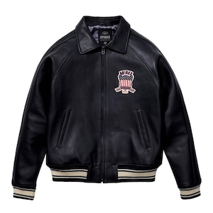 Avirex Men Jacket | Icon Aviator | Avirex USA | Genuine Leather | Motorcycle Bomber Jacket | Gift For Him