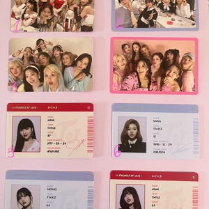 OFFICIAL TWICE photocards