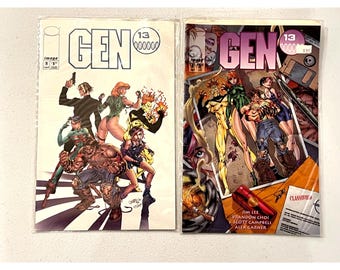 Gen 13 Issues 5 & 13 Image Comics 1994 Pre-Owned Vintage Comic Books