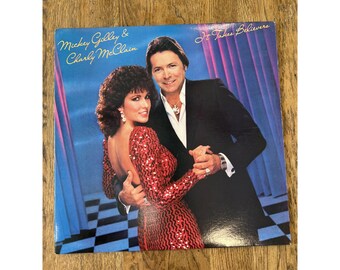 Album country in vinile di Mickey Gilley e Charly McClain "It Takes Believers"
