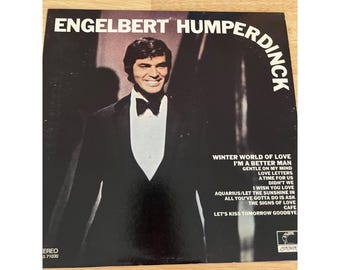 Engelbert Humperdinck "I'm A Better Man" Vinilo PAS 71030 Álbum Vintage Record