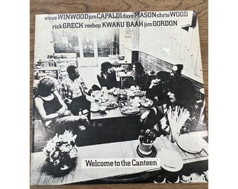 Tráfego "Welcome To The Canteen" Disco de vinil United Artists UAS-5550 Álbum de rock