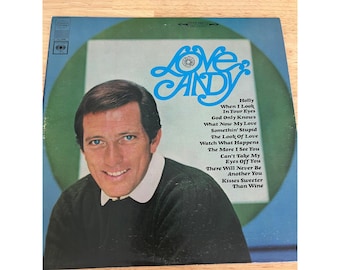 Andy Williams "Love Andy" Vinyl Record CS 9566 Vintage Album