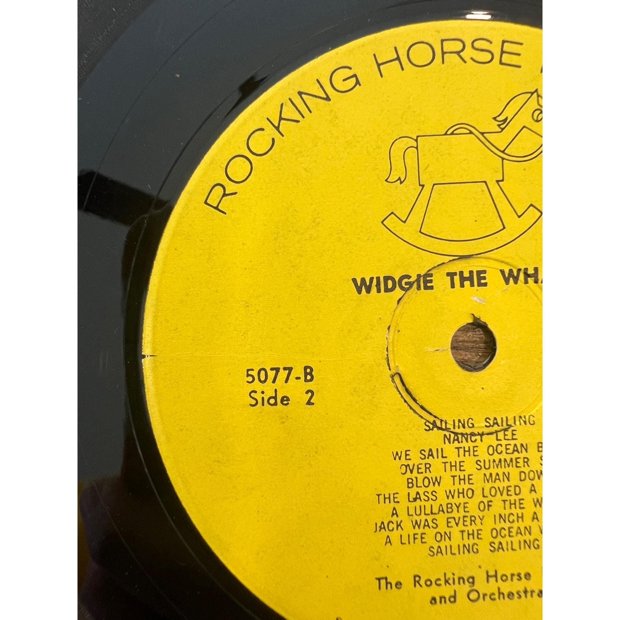 Widgie the Whale Vinyl Record by the Rocking Horse Players