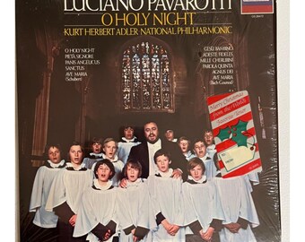 Luciano Pavarotti O Holy Night LP 1976 Classical Vinyl London OS 26473 Pre-Owned