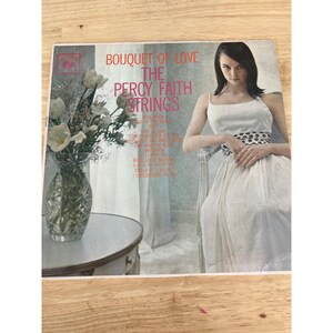 Bouquet Of Love Vinyl LP By The Percy Faith Strings Record CL 1681  VTG Album