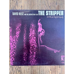 David Rose and His Orchestra Play &quot;The Stripper&quot; Vinyl Record E4062